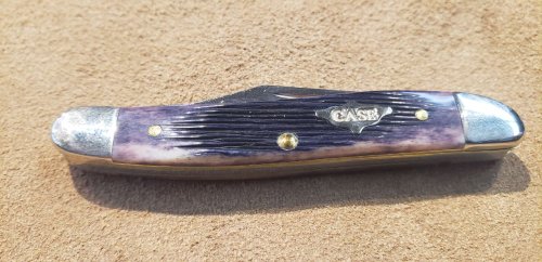 (image for) Case XX Purple Bone Barnboard Jig Medium Jack Pocket Knife