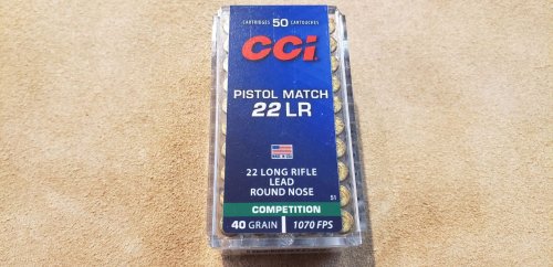 (image for) CCI .22 LR Pistol Match Ammo