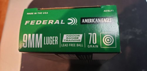 (image for) Federal American Eagle 9mm Lead Free Indoor Training Ammo