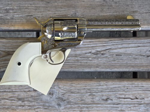 (image for) Pietta Nickel Gunfighter Single Action .357 Magnum Revolver