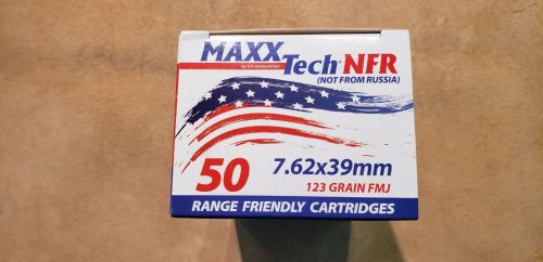 (image for) Maxx Tech NFR 7.62x39 Ammo