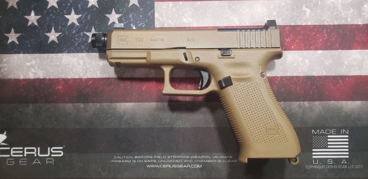 (image for) Glock 19-X MOS Threaded Barrel 9mm Pistol