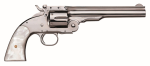 (image for) Taylors and Co Nickel Schofield Revolver with Pearl Grip