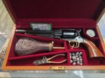 (image for) Uberti 1858 Remington BP .44 Revolver Cased Set