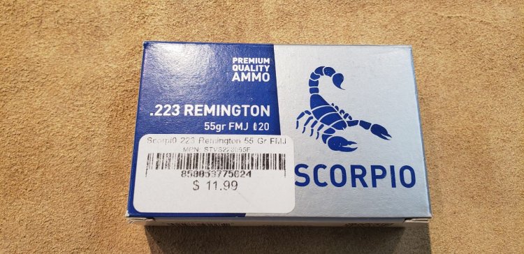 (image for) Scorpio .223 Remington Ammo