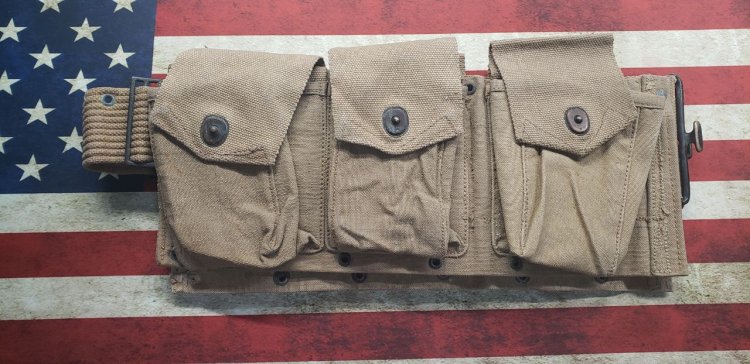 (image for) USGI WWI Era BAR Ammo Belt