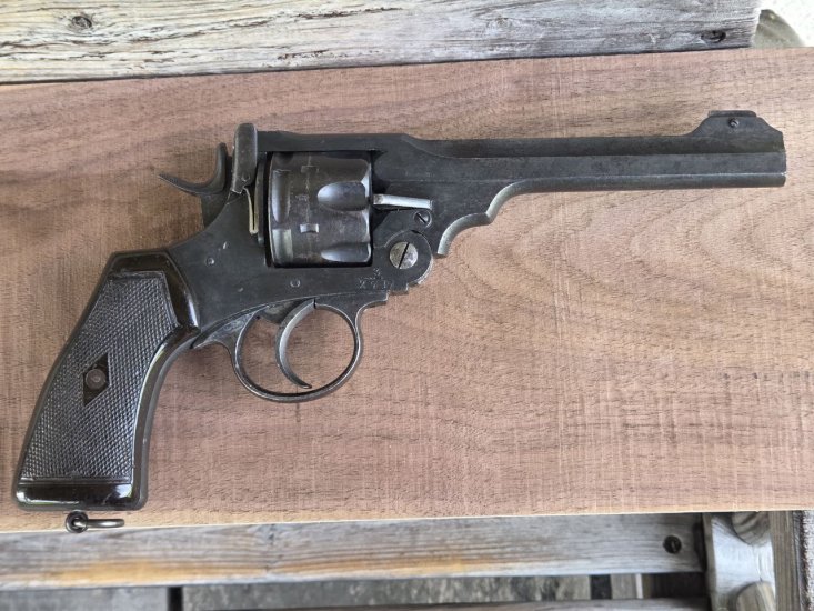 (image for) 1917 Australian Webley Mark VI 454 Eley Revolver
