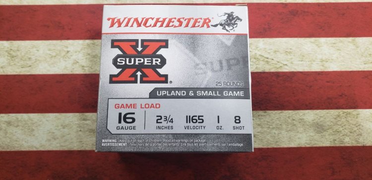 (image for) Winchester SuperX Upland and Small Game 16 Gauge Shot Shells